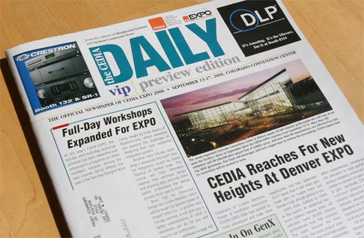 The CEDIA EXPO Daily Newspaper
