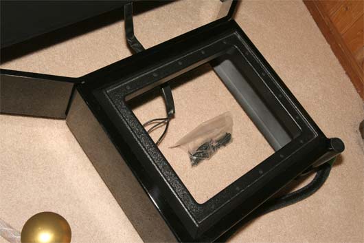 The Soundlab Ultimate loudspeakers, where the transformer goes when it is here