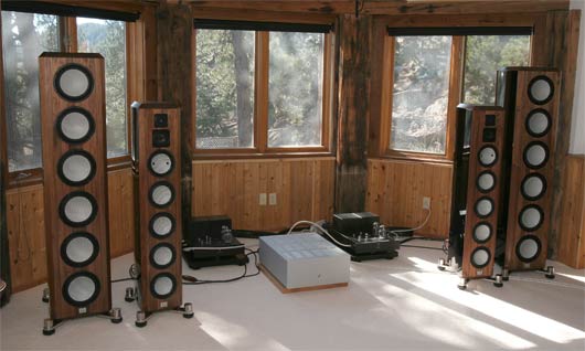 South side of listening room two - the Marten Coltrane Supreme loudspeakers and Lamm ML2.1 amps