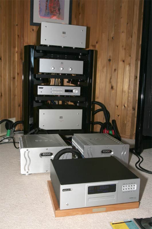 The equipment rack for Showroom 3