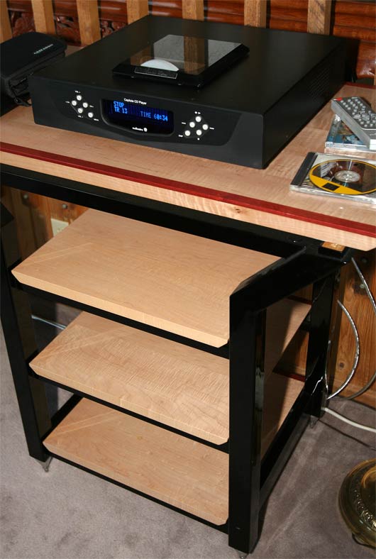 Audio Aero Capitole Reference CD player on Rix Rax equipment rack