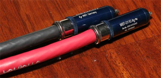 The Valhallas with the new WBT connectors