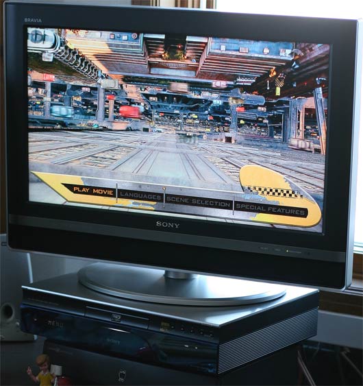 Sony BDP-S1 with Sony 26