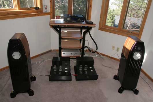 Listening room 3 with the Kharma Mini Exquisites