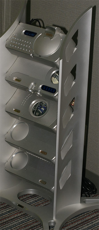 Chord electonics display rack.