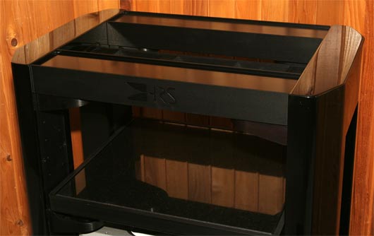 The HRS MXR with both turntable-support rails installed