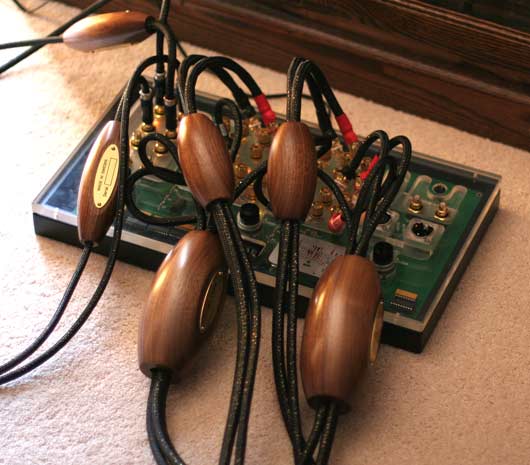 Jorma Design cables on the Nordost Vidar burner.