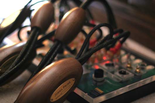 Jorma Design cables on the Nordost Vidar burner.